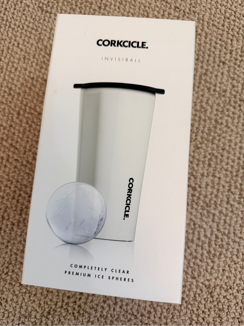 Corkcicle White Invisiball Ice Sphere Maker